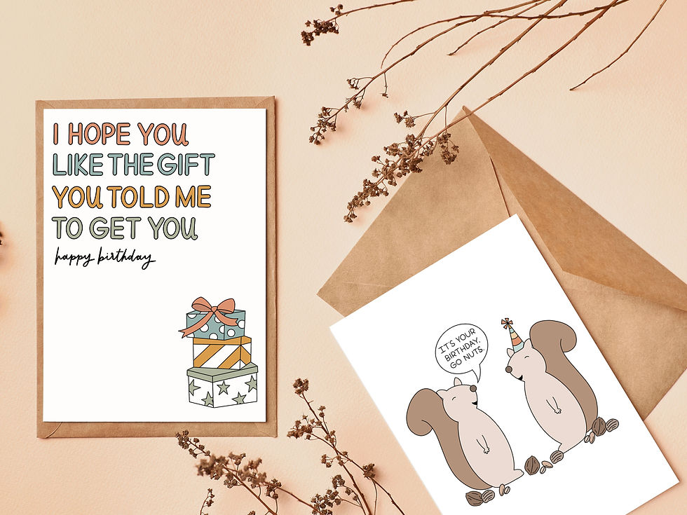 Thumbnail: I Hope You Like the Gift You Told Me to Get You Birthday Card