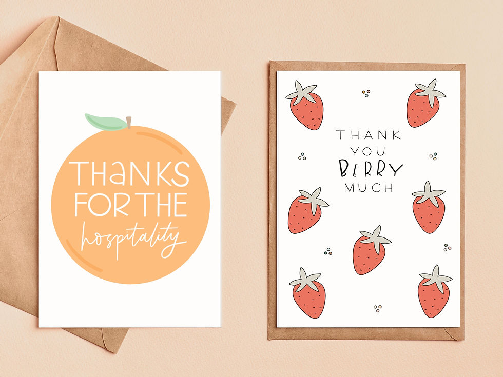 Thumbnail: Thank You for the Hospitality Card