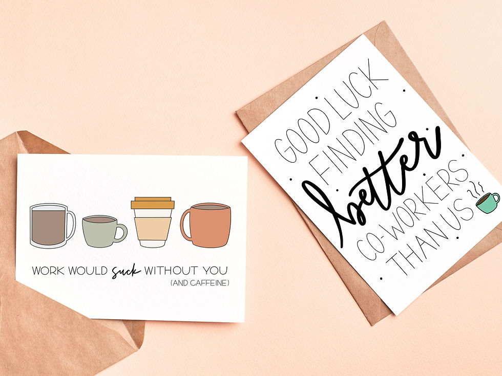 Thumbnail: Work Would Suck Without You (And Caffeine) Card