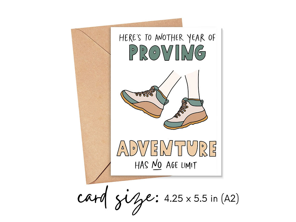 Thumbnail: Here's to Proving Adventure Has No Age Limit Card