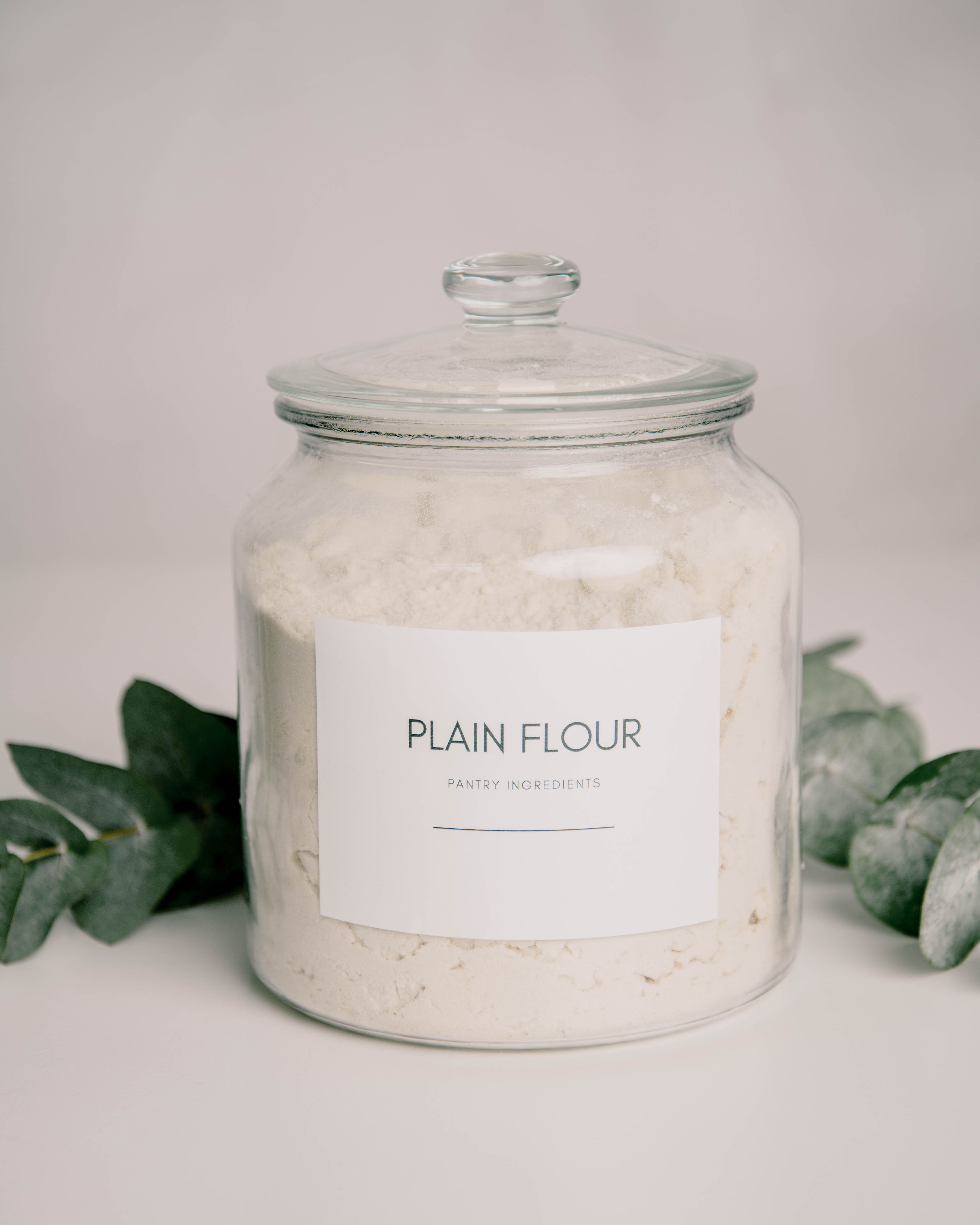 Minimal Pantry Labels (Set of 16)