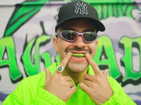 Feid Goes Pantone Green