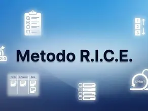 Metodo RICE scritta con sfondo blu. Marco Pellegrini