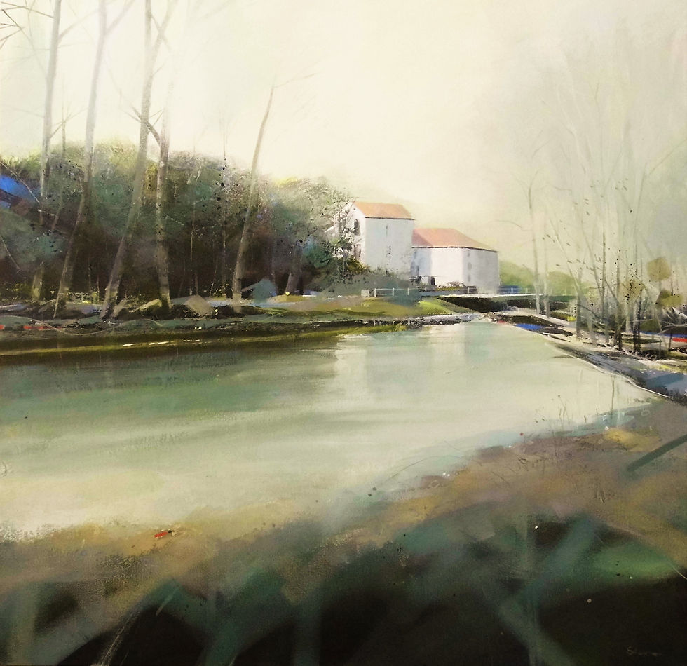 Le moulin à eau à chiche 90x90 £1200