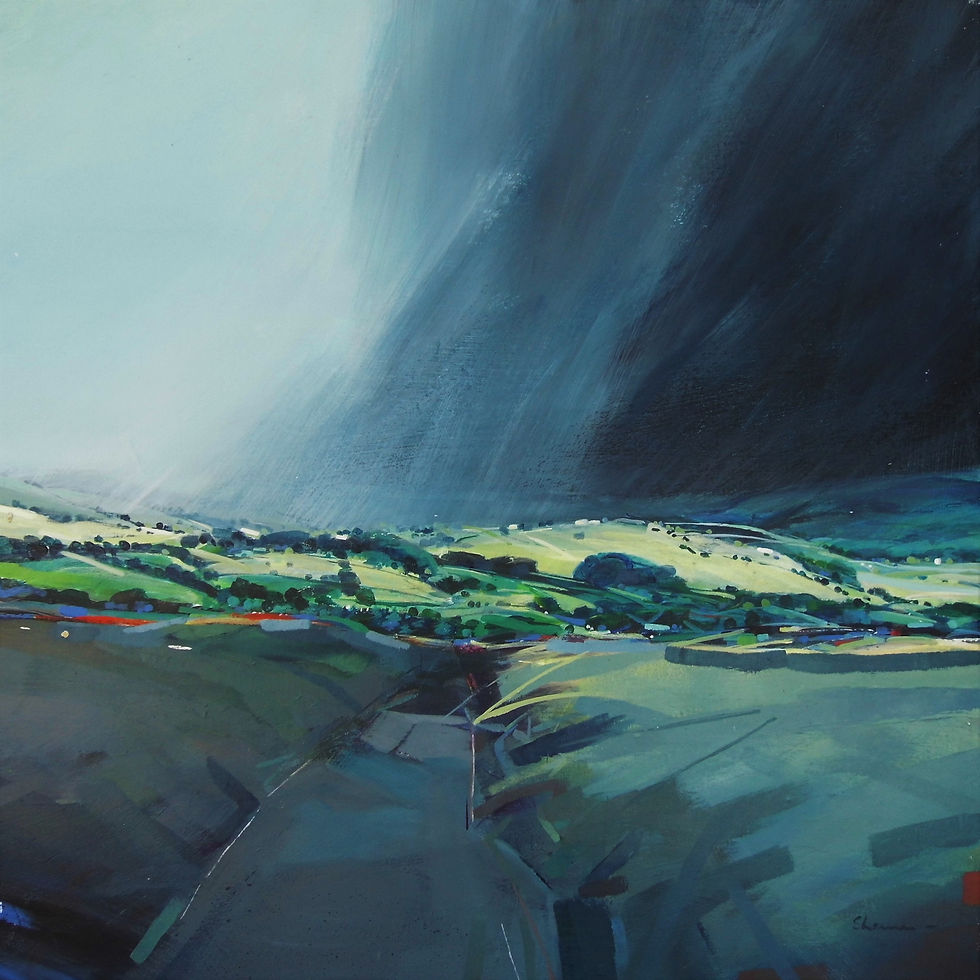 A Break in the stormclouds Nidderdale SOLD