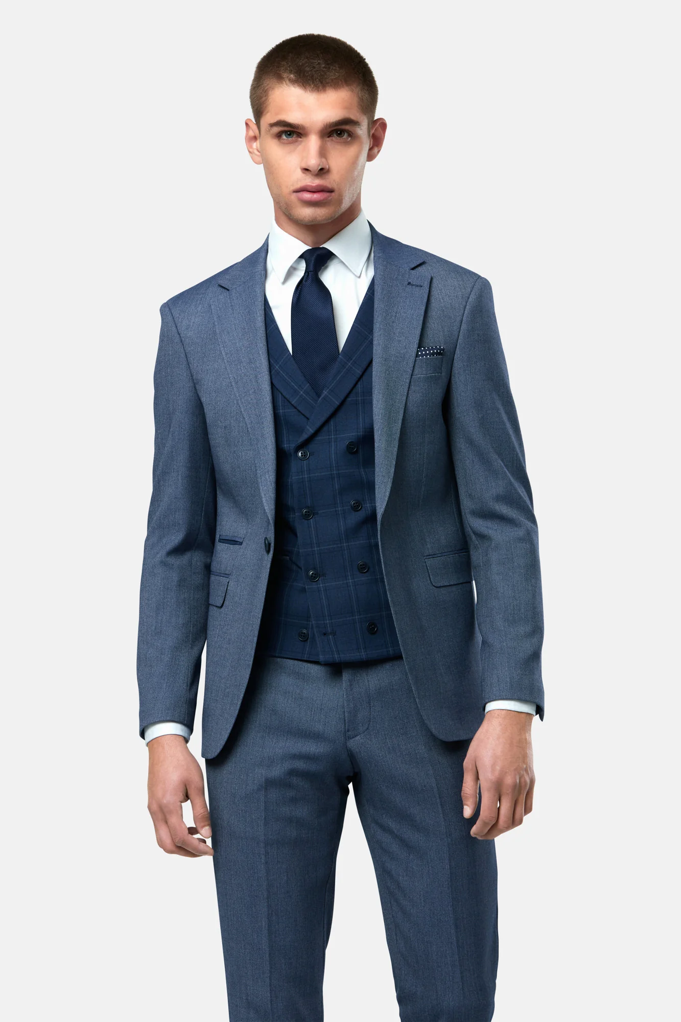 Travis slim store fit suit