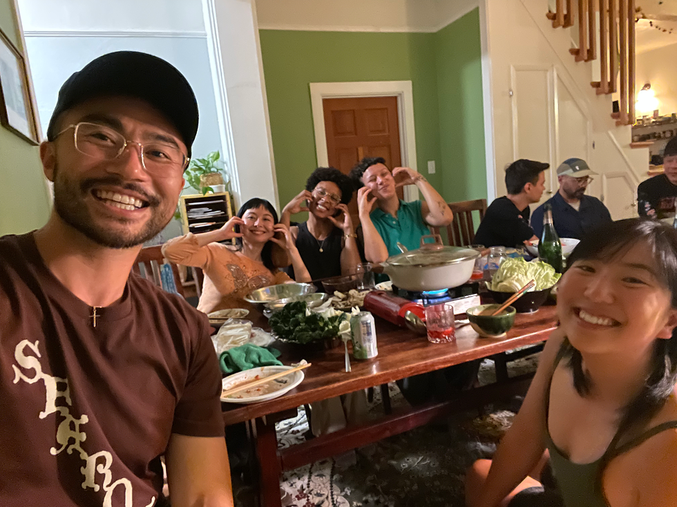 hot pot night, one day among many with these heartfull, smiling angels