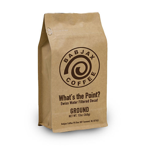 What's the Point? Swiss Water Filtered DECAF | BABJAX Coffee