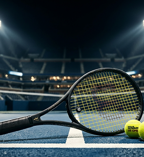 Firefly_Gemini Flash_A premium tennis sports photography scene featuring a professional te