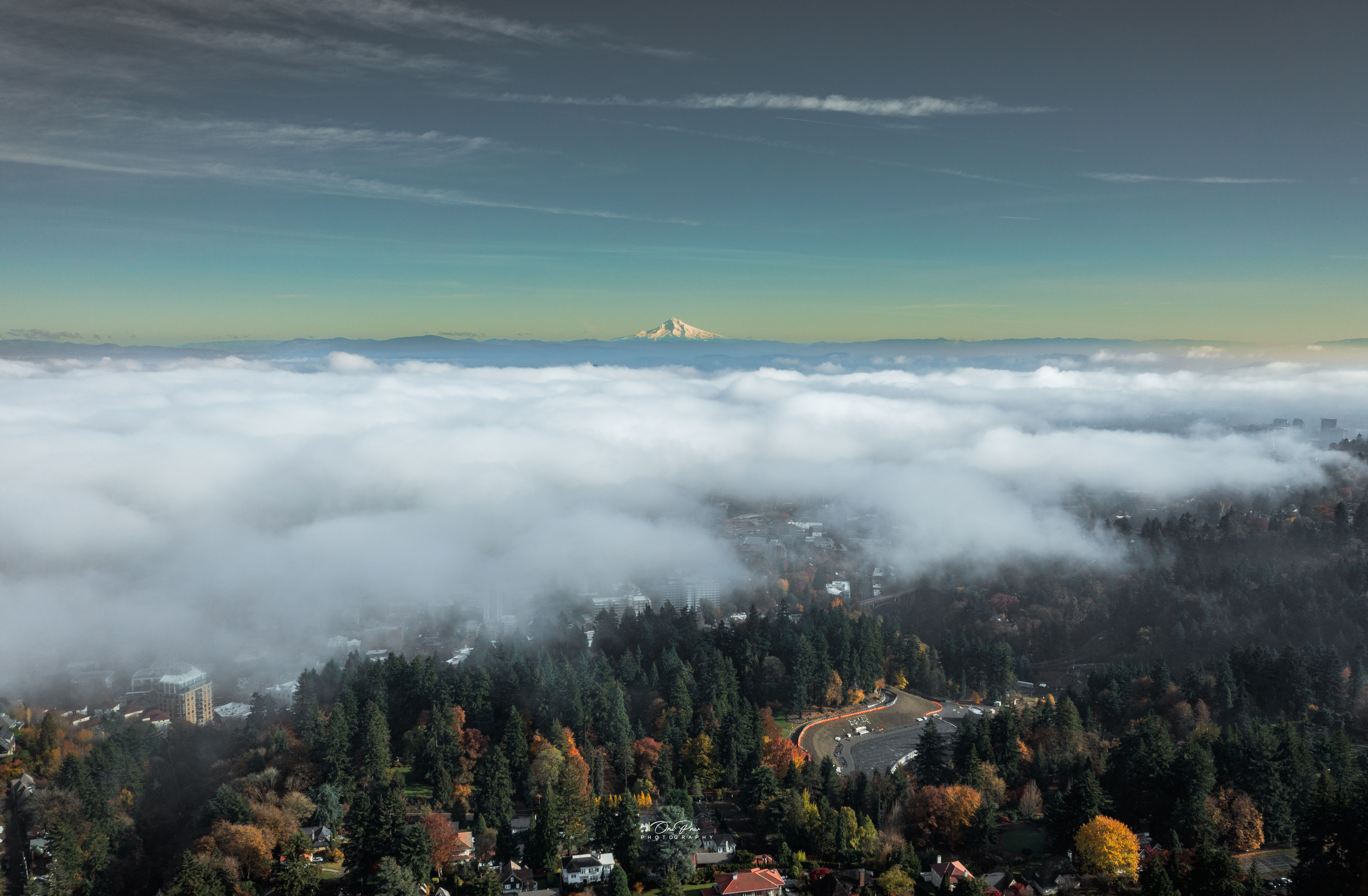 Foggy Portland Print