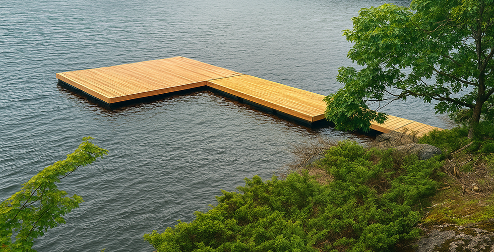 Left "L" Shaped Dock