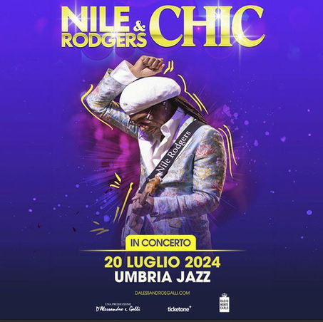 Nile Rodgers & Chic live in Italia a luglio