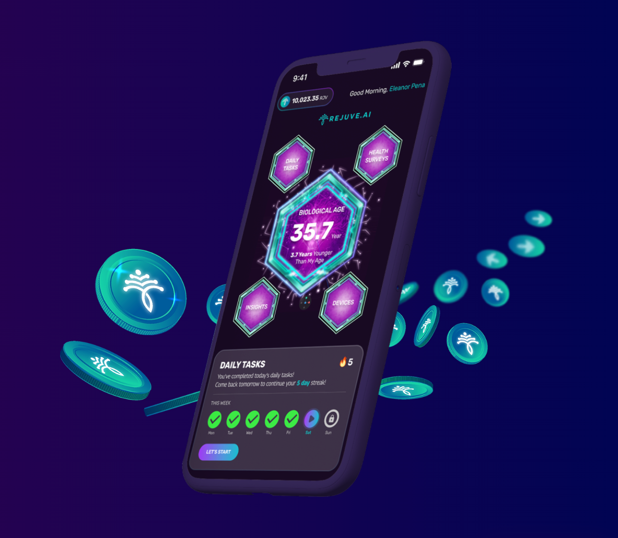 RejuveAI | decentralized token-based system