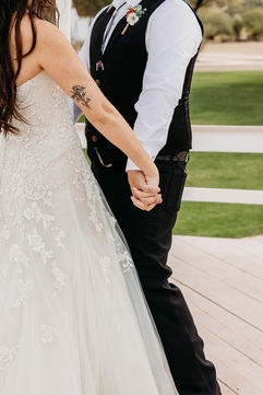 first look, bride and groom, white pergola, pioneer living history museum