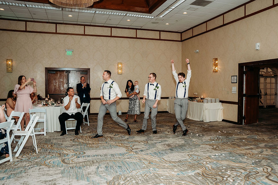 Crowne Plaza San Marcos Golf Resort wedding reception