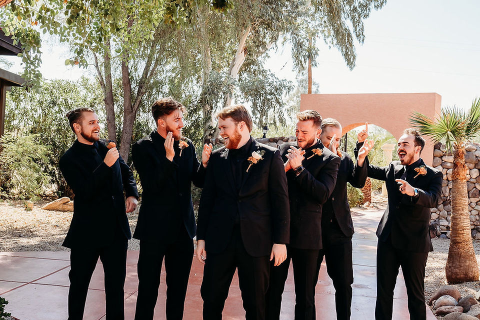 Arizona wedding photographer, bridal formals, groomsmen, groomsmen with sunglasses, groomsmen black suits