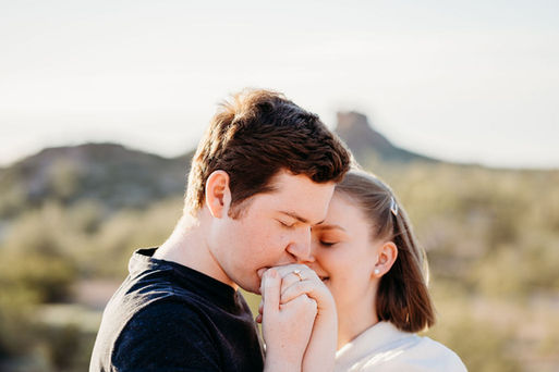 papago park, arizona engagement session