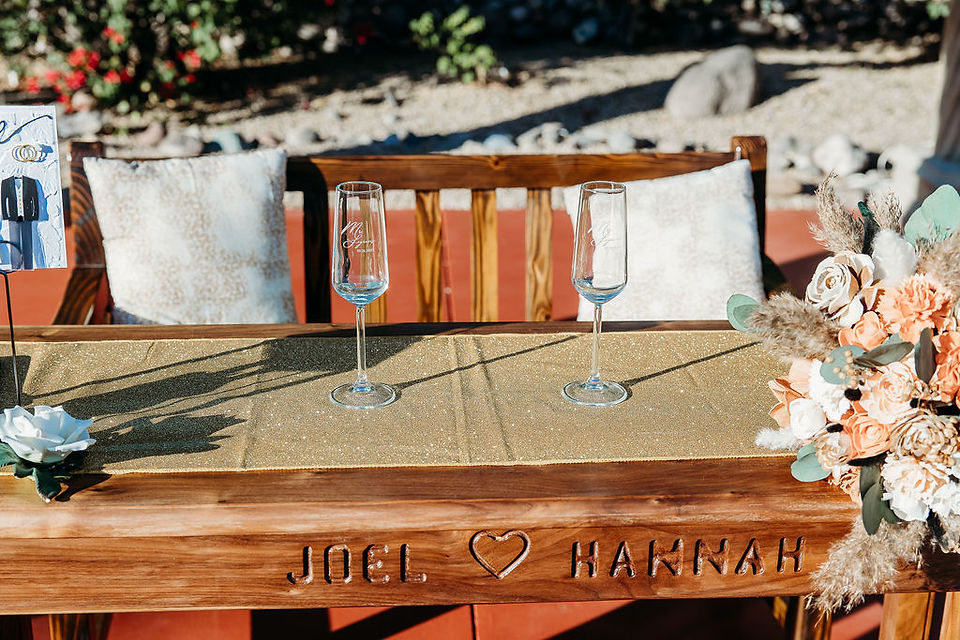 wedding details, personalized wedding champagne glass