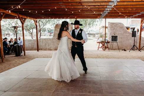 pioneer living history museum, bride and groom first dance