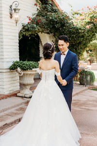 bride and groom wedding portraits