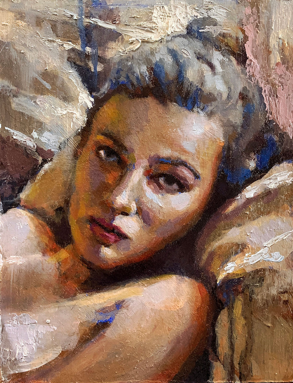Oil Painting Quick Study Portrait / Head Painting