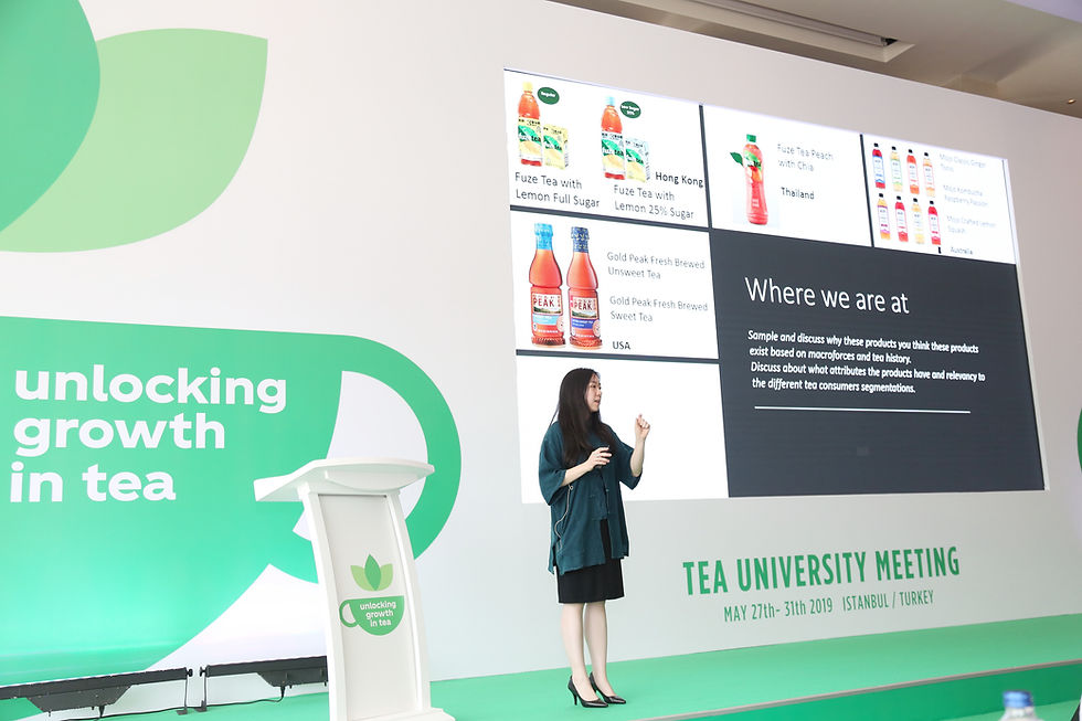 Fun times speaking at our Global Tea Conference in Turkey