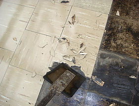 asbestos containing tiles and mastic found in slidell