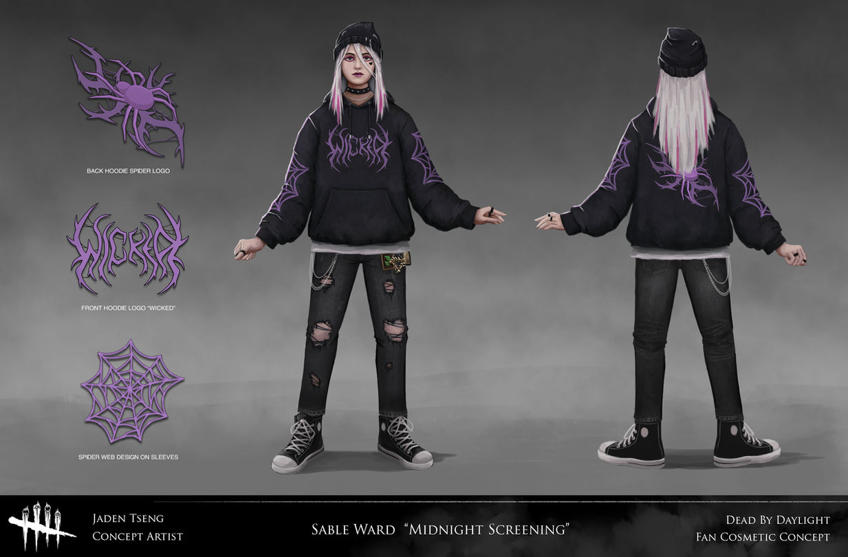 Dead by Daylight Fan Cosmetic Concept - Sable Ward “Midnight Screening”
