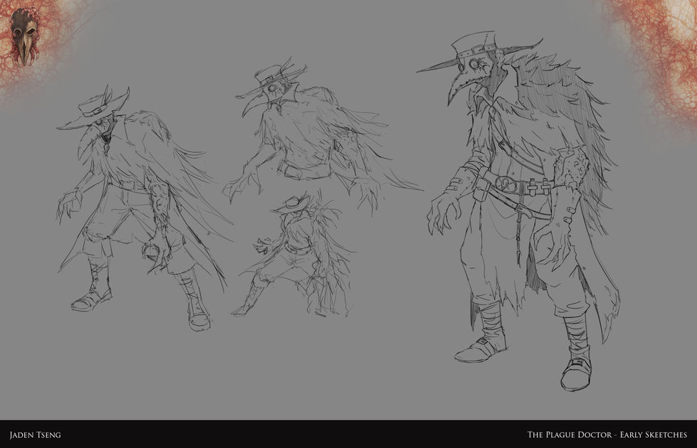 The Plague Doctor Sketches