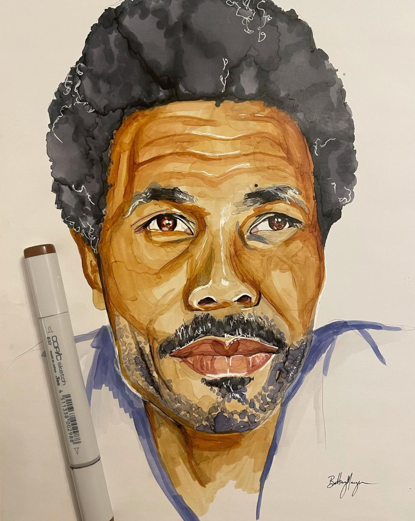 Ink Portraits on Archive Quality Paper (8.5 x 11)