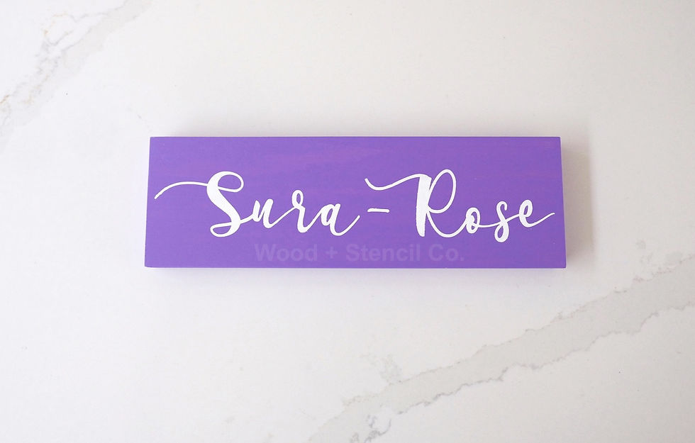 Thumbnail: DIY Custom Name Sign Kit