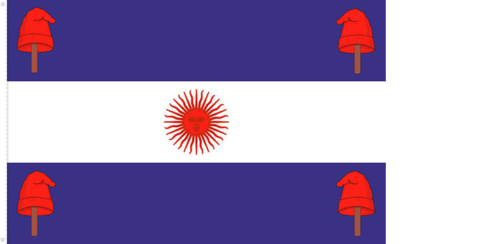Bandera de Argentina | 1835 - 1850