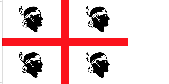 Bandera de Cerdeña