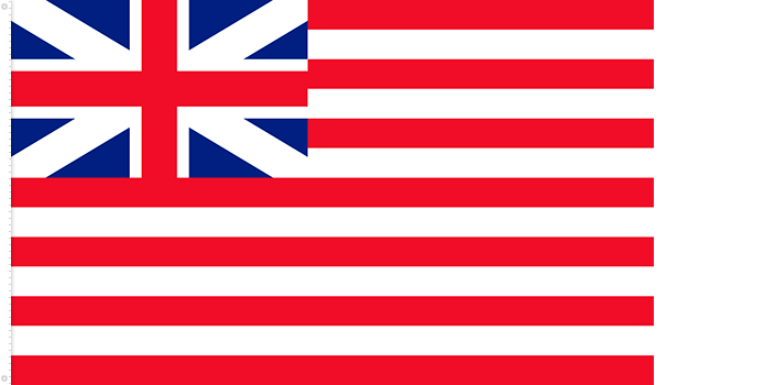 Bandera de la Compañía Británica de las Indias Orientales | 1707 - 1801
