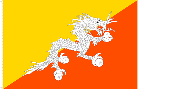 Bandera de Butan