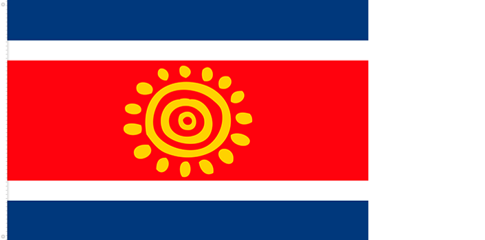 Bandera alternativa de Angola
