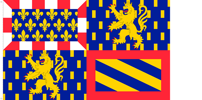 Bandera de Borgoña - Franco Condado