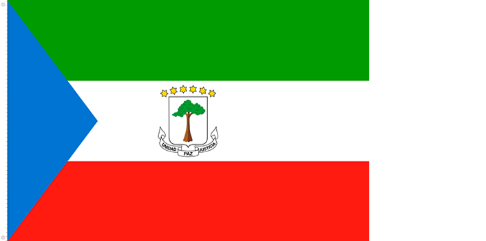 Bandera de Guinea Ecuatorial