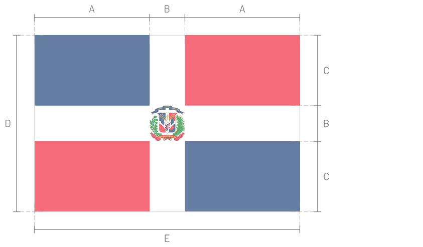 Bandera de República Dominicana_Construction Sheet