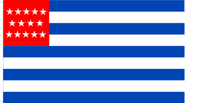 Bandera de El Salvador | 1877 - 1898