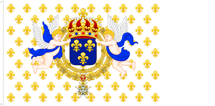 Bandera de la ocupación francesa | 1701 - 1714