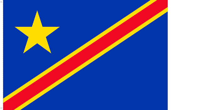 Bandera del Congo - Léopoldville | 1963 - 1966