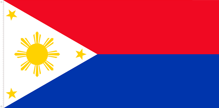 Bandera en estado de Guerra de Filipinas