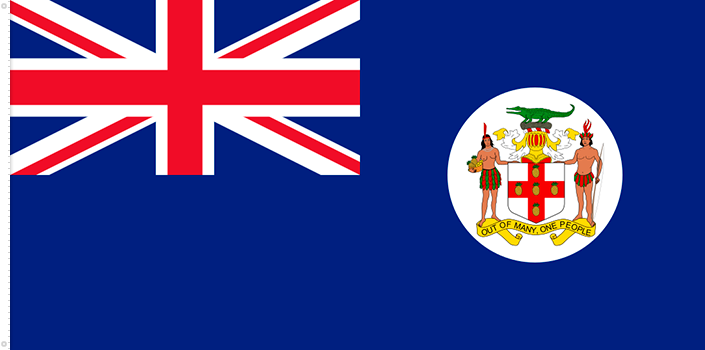 Bandera colonial de Jamaica | 1962