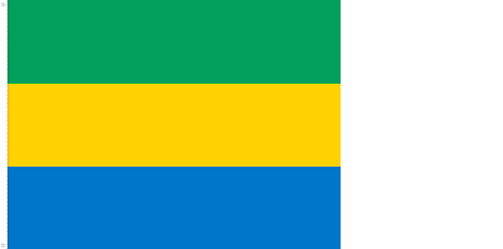 Bandera de Gabón