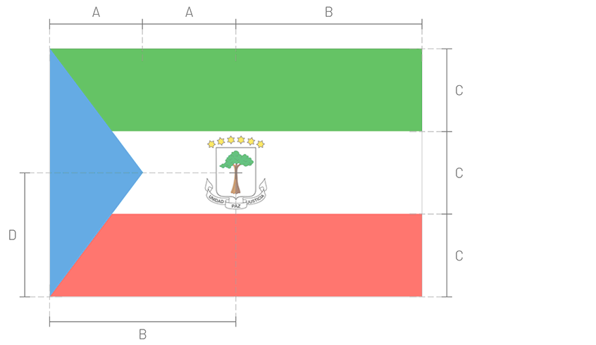 Bandera de Guinea Ecuatorial_Construction Sheet