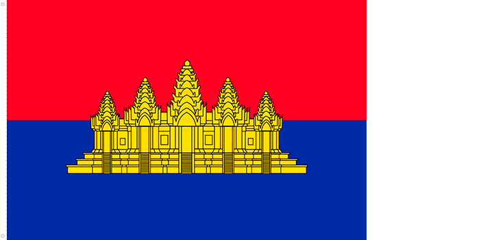 Bandera del Estado de Camboya | 1989 - 1991
