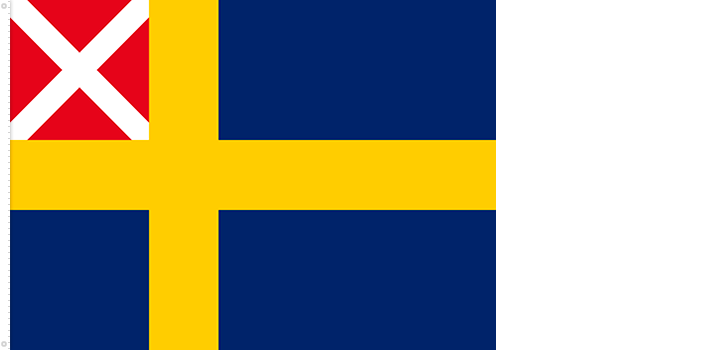 Bandera de Noruega | 1815 - 1844