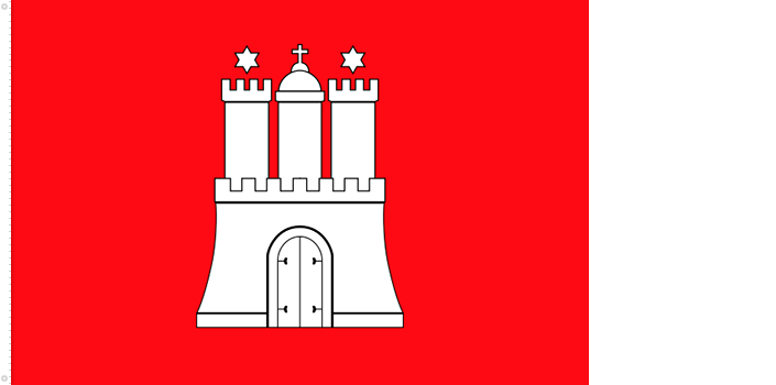 Bandera de Hamburgo