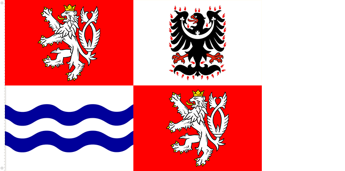 Bandera de Bohemia Central